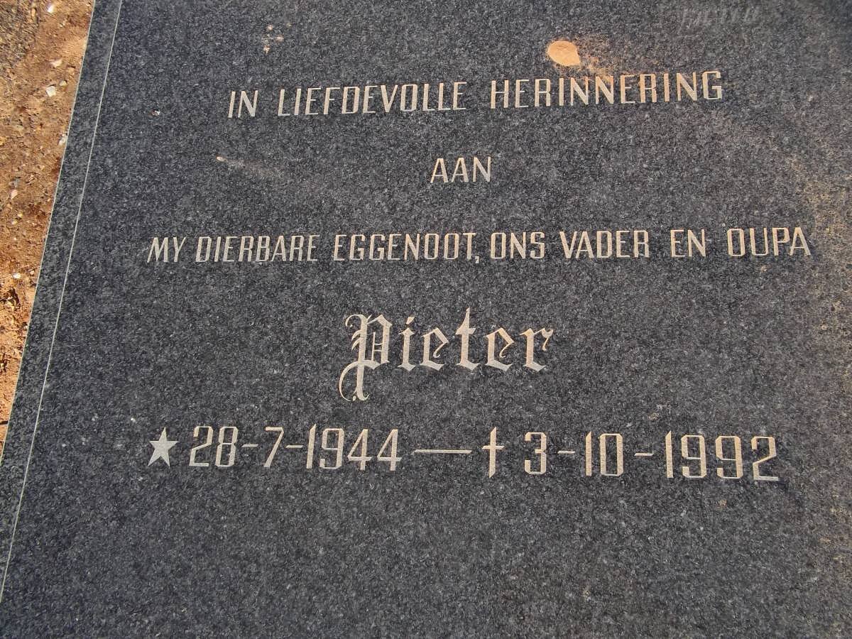 ? Pieter 1944-1992