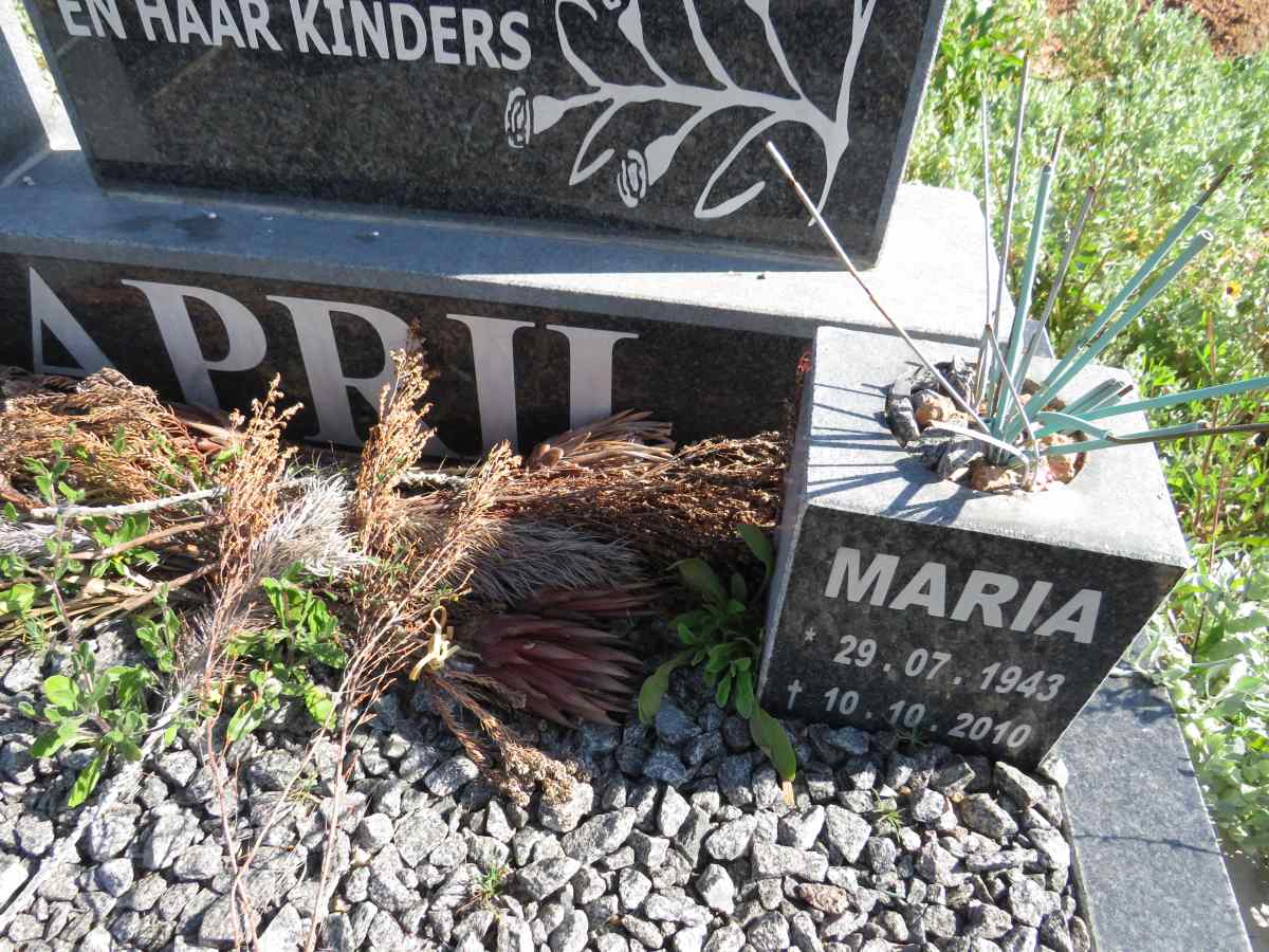 APRIL Rachel Evelyn 1913-1997 :: APRIL Maria 1943-2010 :: APRIL Doreen 1955-2011_2