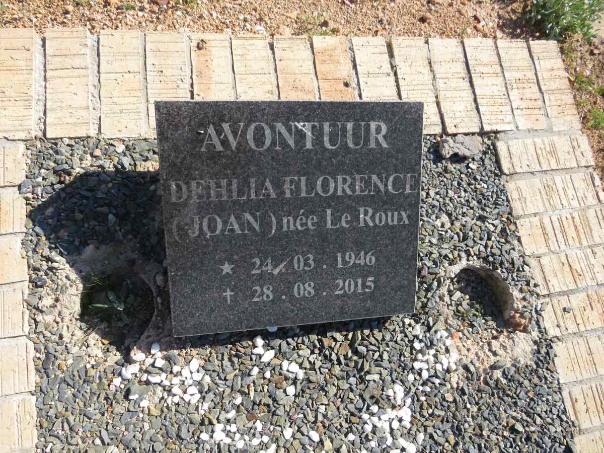 AVONTUUR Dehlia Florence nee LE ROUX 1946-2015
