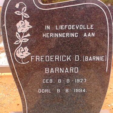BARNARD Frederick D. 1927-1994