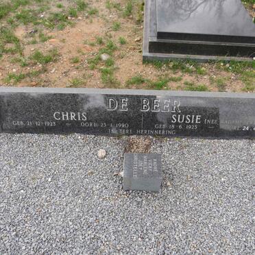 BEER Chris, de 1923-1990 & Susie RADEMEYER 1925-2018