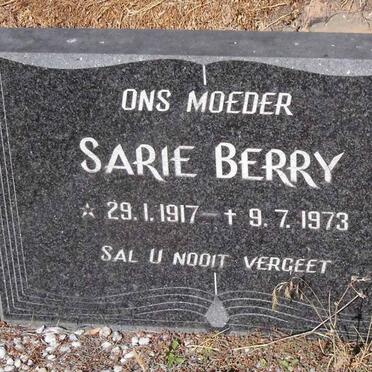 BERRY Sarie 1917-1973
