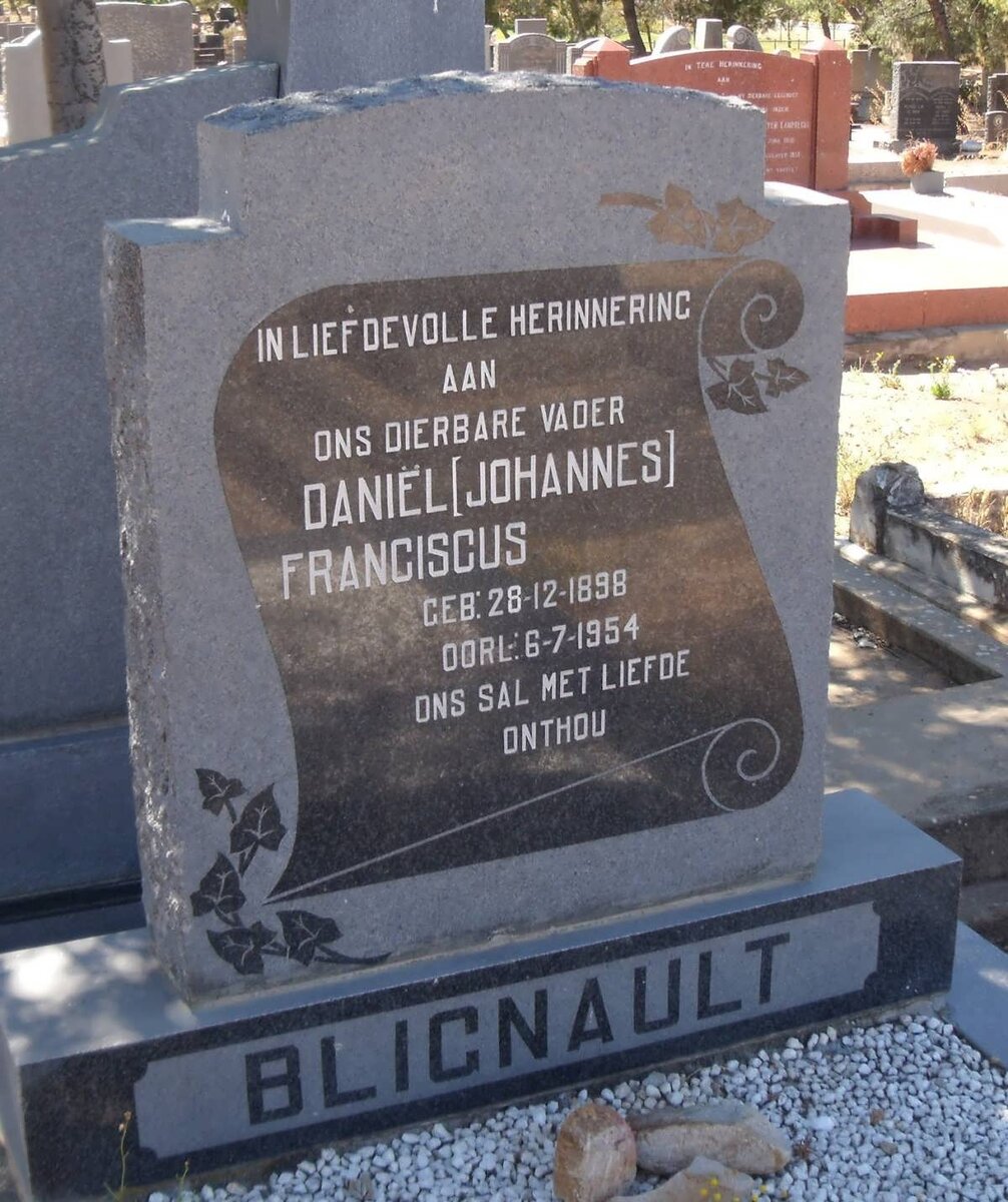 BLIGNAULT Daniël Franciscus 1898-1954