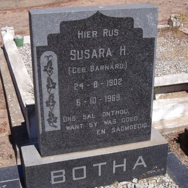 BOTHA Susara H. nee BARNARD 1902-1969
