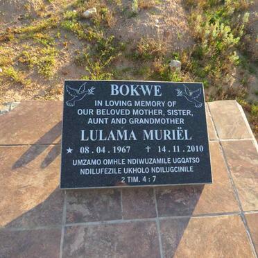 BOKWE Lulama Muriel 1967-2010