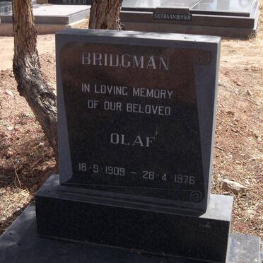 BRIDGMAN Olaf 1909-1976