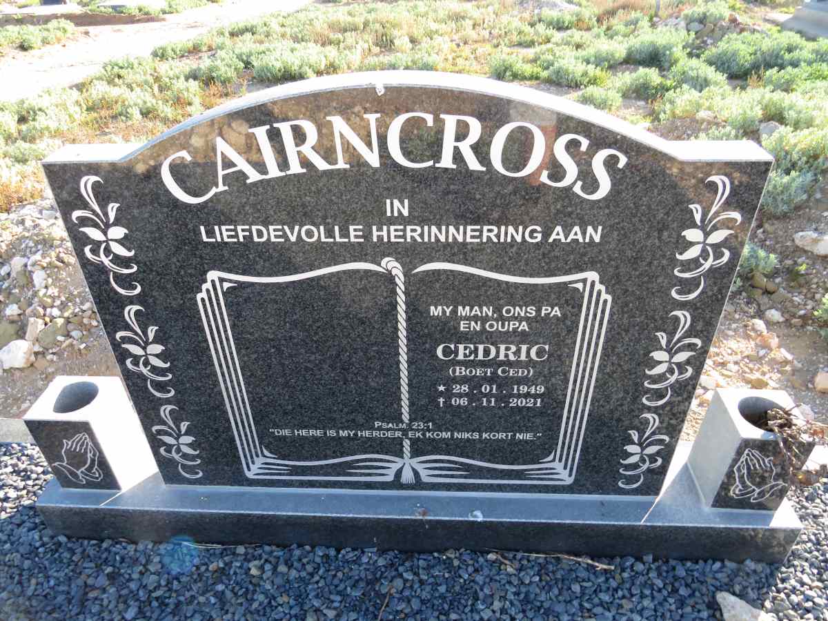 CAIRNCROSS Cedric 1949-2021