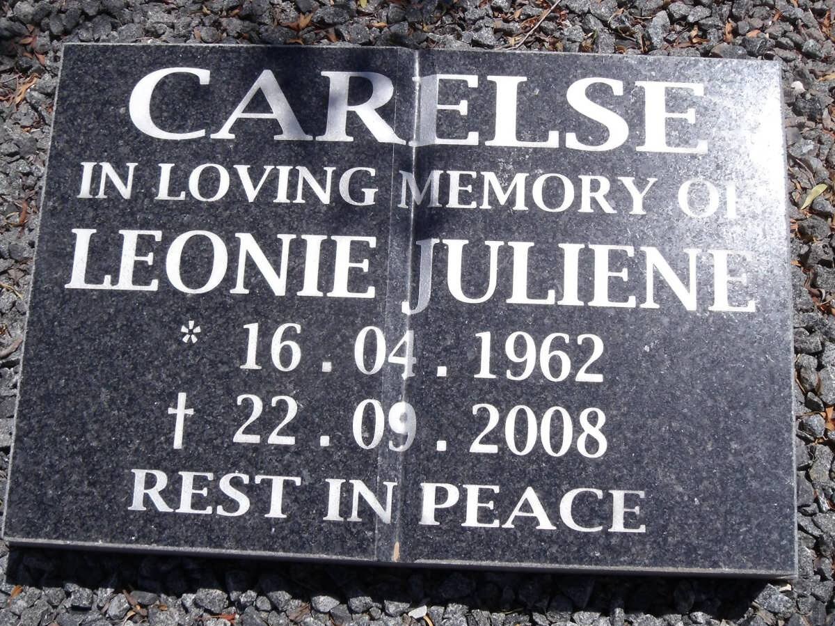 CARELSE Leonie Juliene 1962-2008