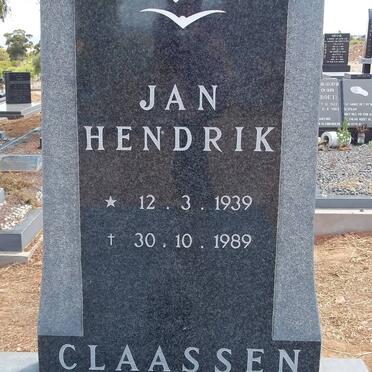 CLAASSEN Jan Hendrik 1939-1989