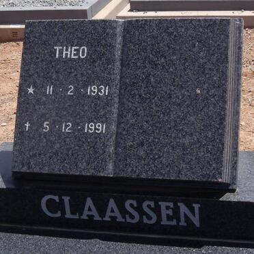 CLAASSEN Theo 1931-1991