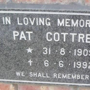 COTTRELL Pat 1909-1992