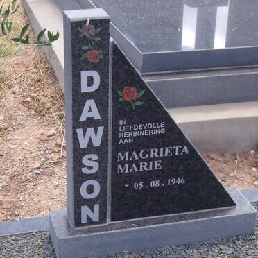 DAWSON Magrieta Marie 1946-