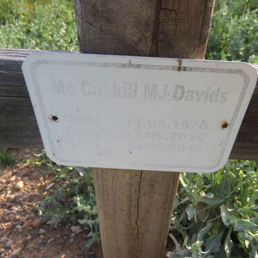 DAVIDS McCaskell M.J. 1976-2016