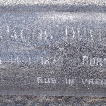 DUVENAGE Jacob 1879-1955