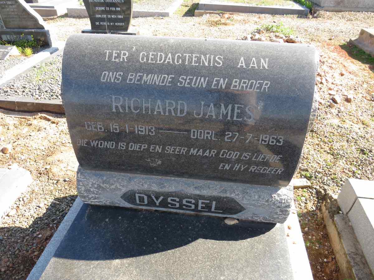 DYSSEL Richard James 1913-1963