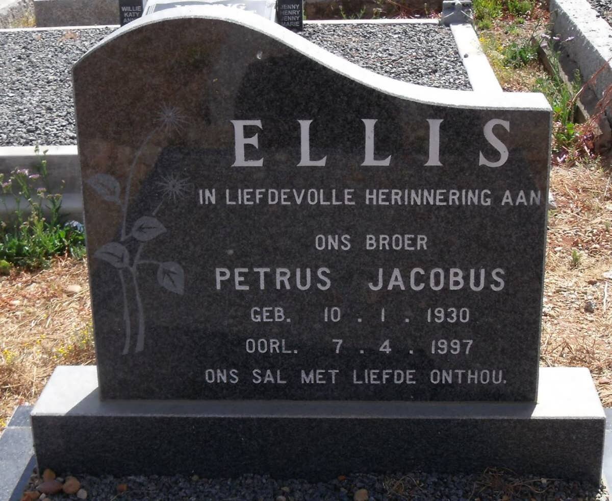 ELLIS Petrus Jacobus 1930-1997