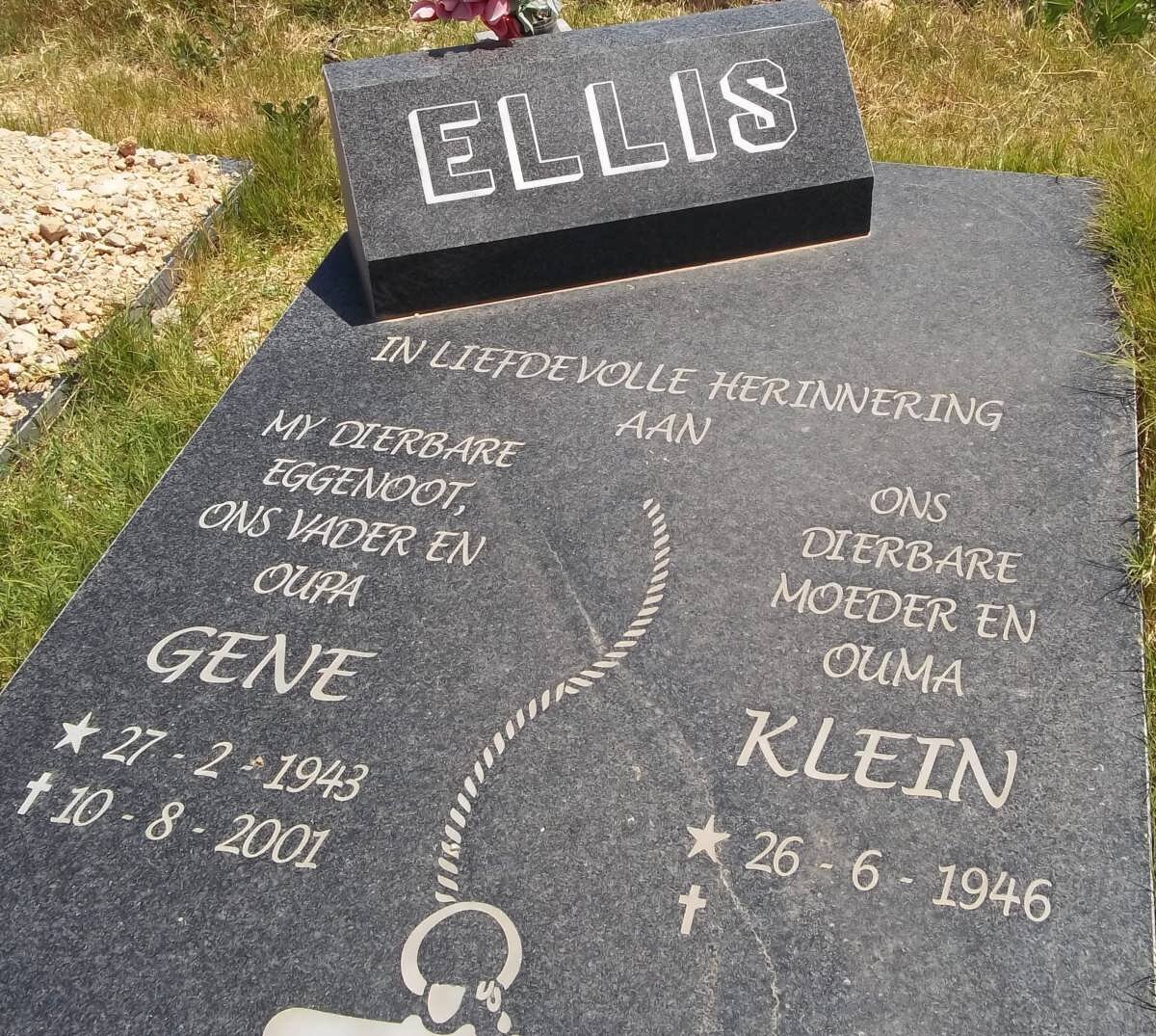 ELLIS Gene 1943-2001 &amp; Klein 1946-