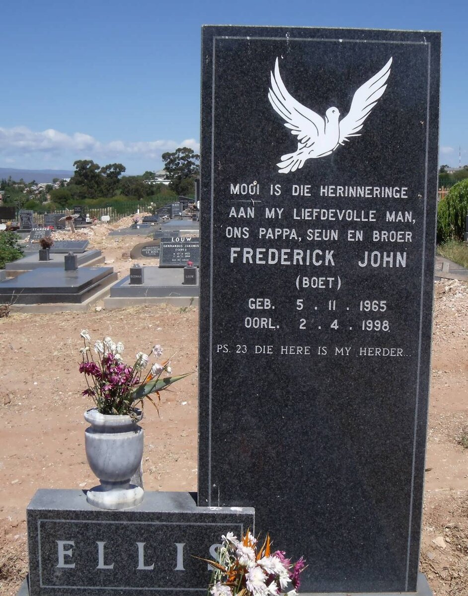 ELLIS Frederick John 1965-1998