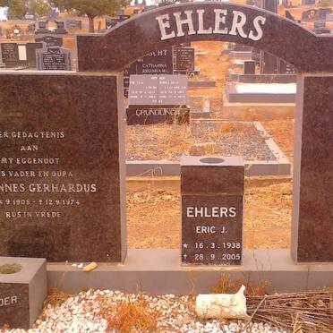 EHLERS Johannes Gerhardus 1908-1974 &amp; Maria Johanna 1908-1976 :: EHLERS Eric J. 1938-2005