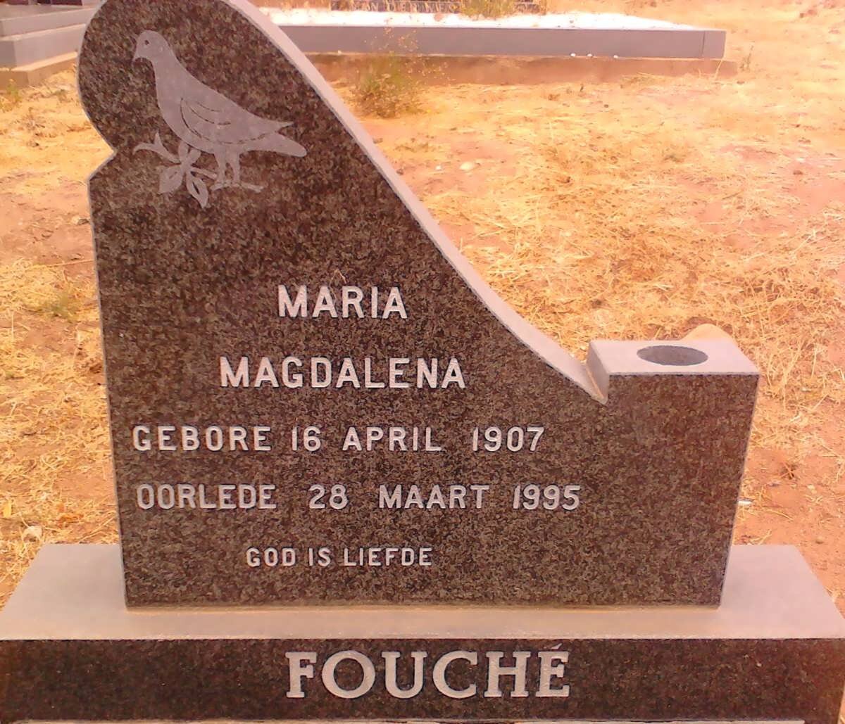 FOUCHE Marie Magdalena 1907-1995