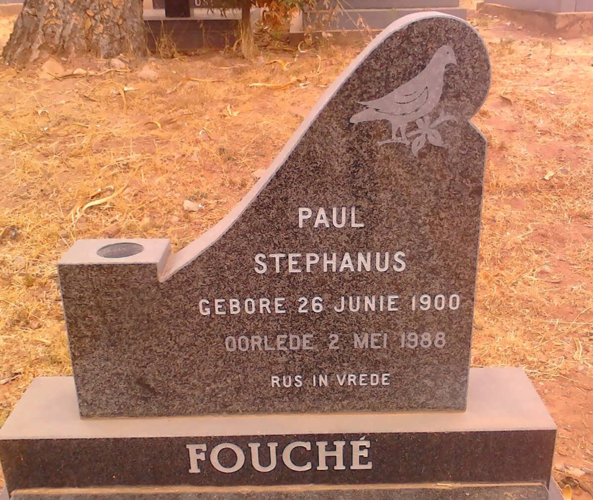 FOUCHE Paul Stephanus 1900-1988