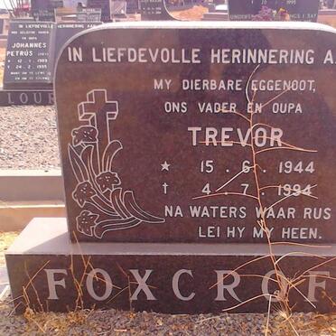 FOXCROFT Trevor 1944-1994