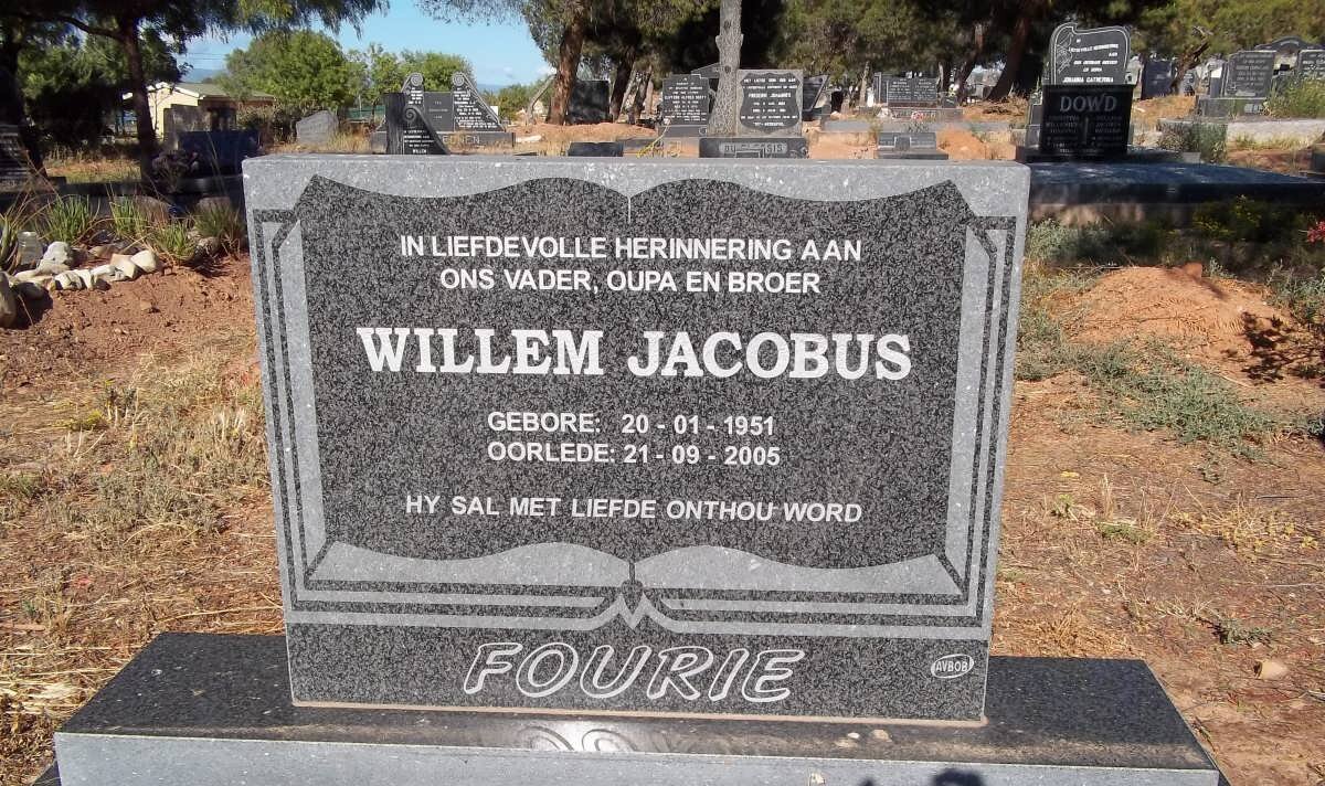 FOURIE Willem Jacobus 1951-2005