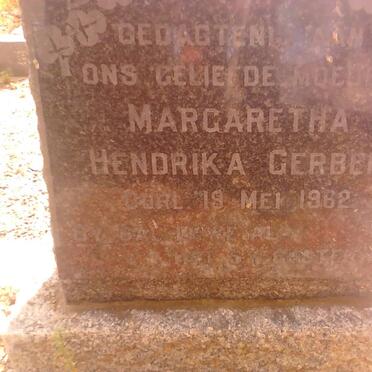 GERBER Margaretha Hendrika -1962