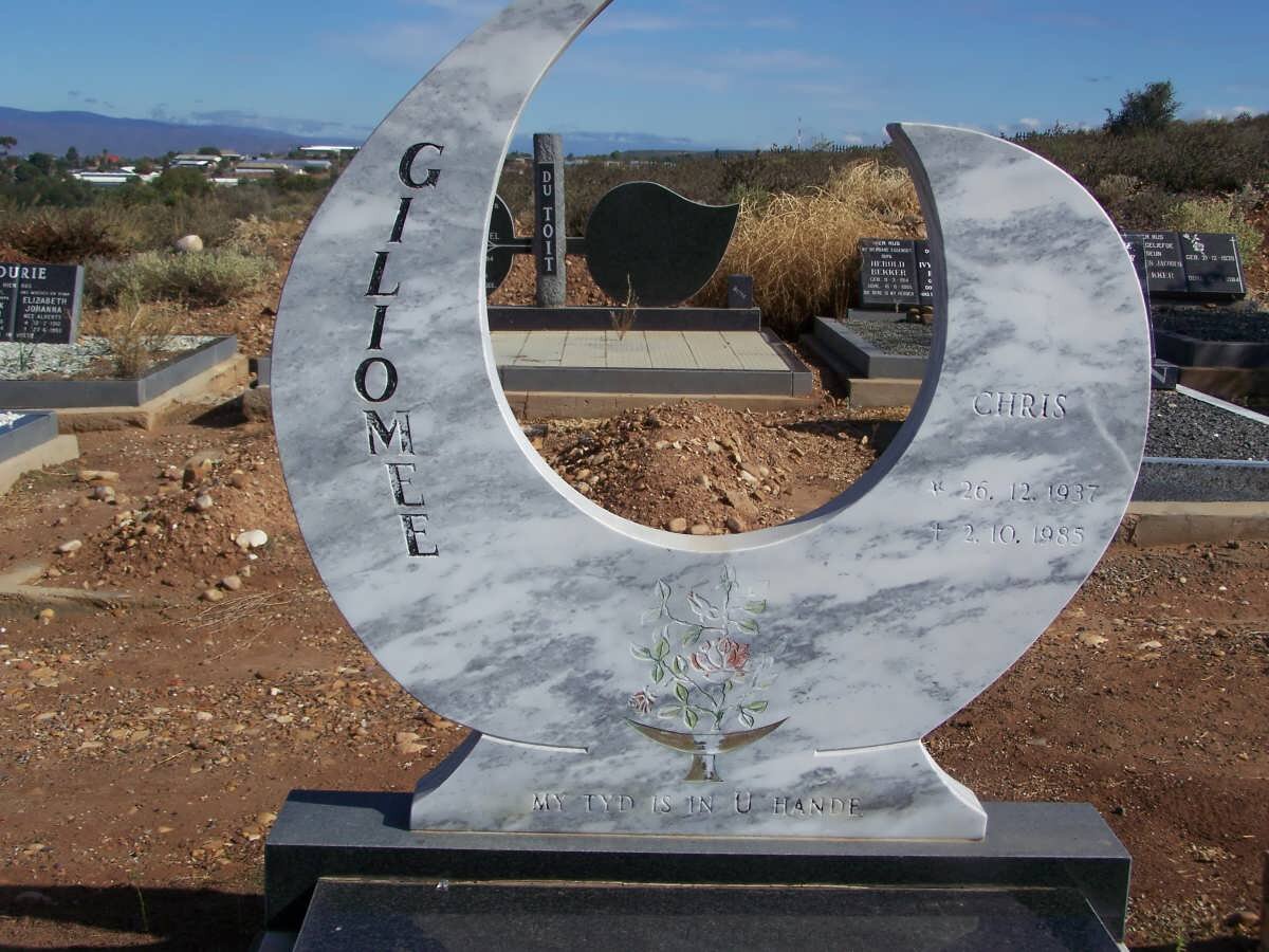 GILIOMEE Chris 1937-1985