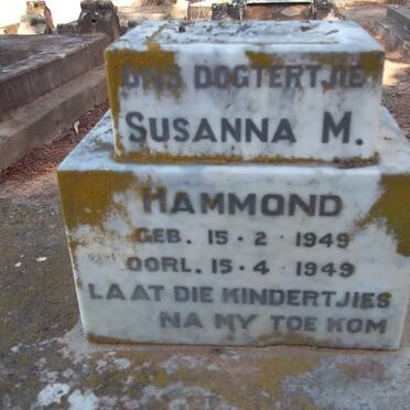 HAMMOND Susanna M. 1949-1949