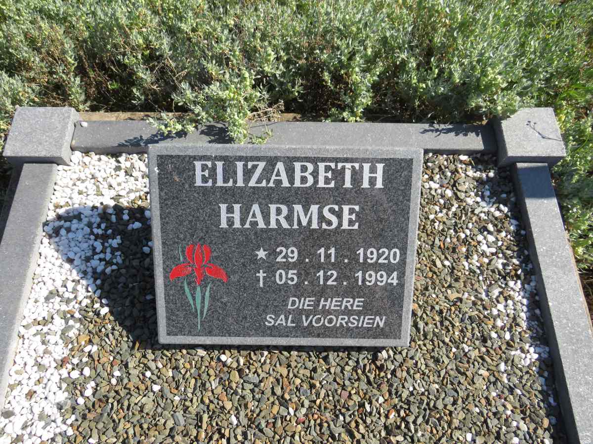 HARMSE Elizabeth 1920-1994