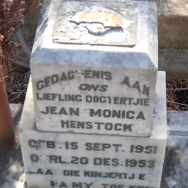 HENSTOCK Jean Monica 1951-1953