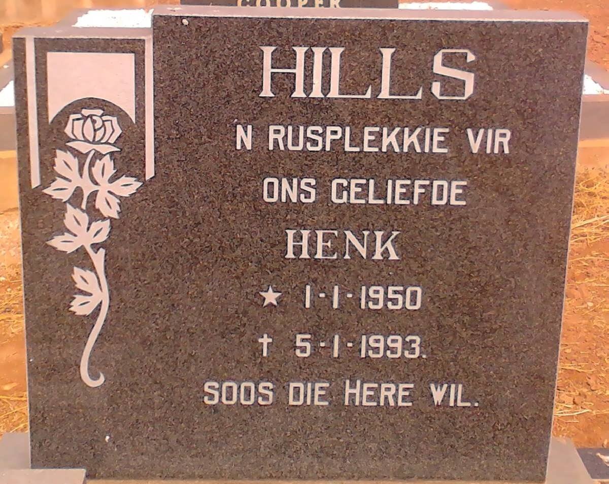 HILLS Henk 1950-1993