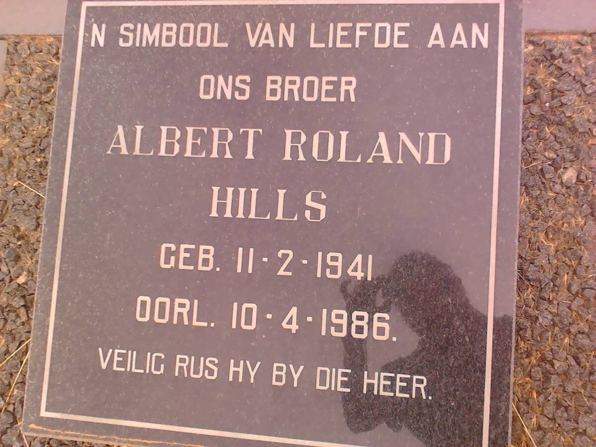 HILLS Albert Roland 1941-1986