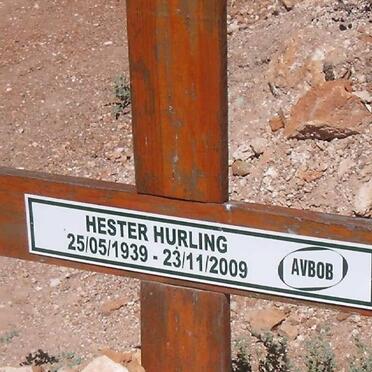 HURLING Hester 1939-2009