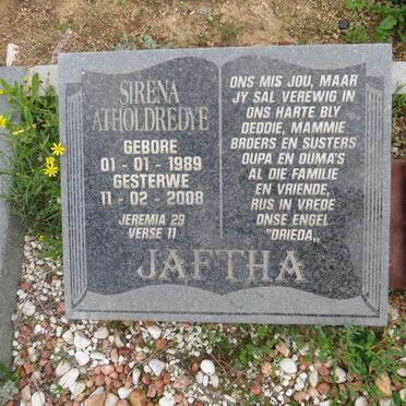 JAFTHA Sirena Atholdredye 1989-2008