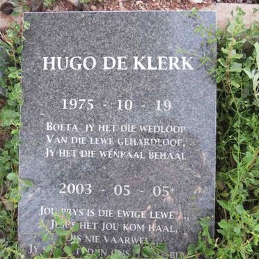 KLERK Hugo, de 1975-2003