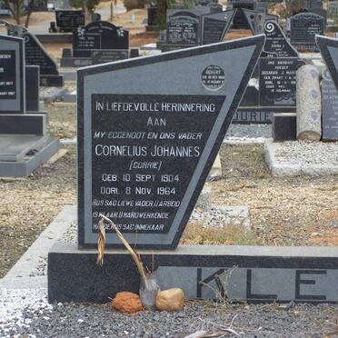 KLEU Cornelius Johannes 1904-1964 &amp; Katerina Wilhelmina HAMMOND 1909-1978