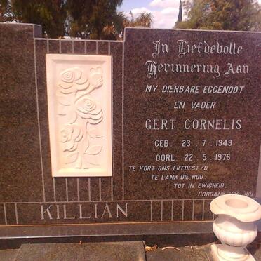 KILLIAN Gert Cornelis 1949-1976