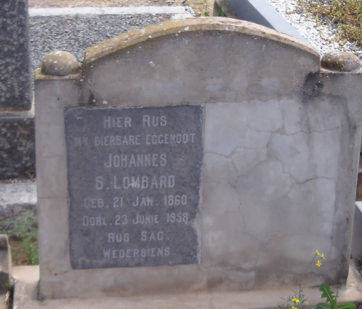 LOMBARD Johannes J. 1860-1958
