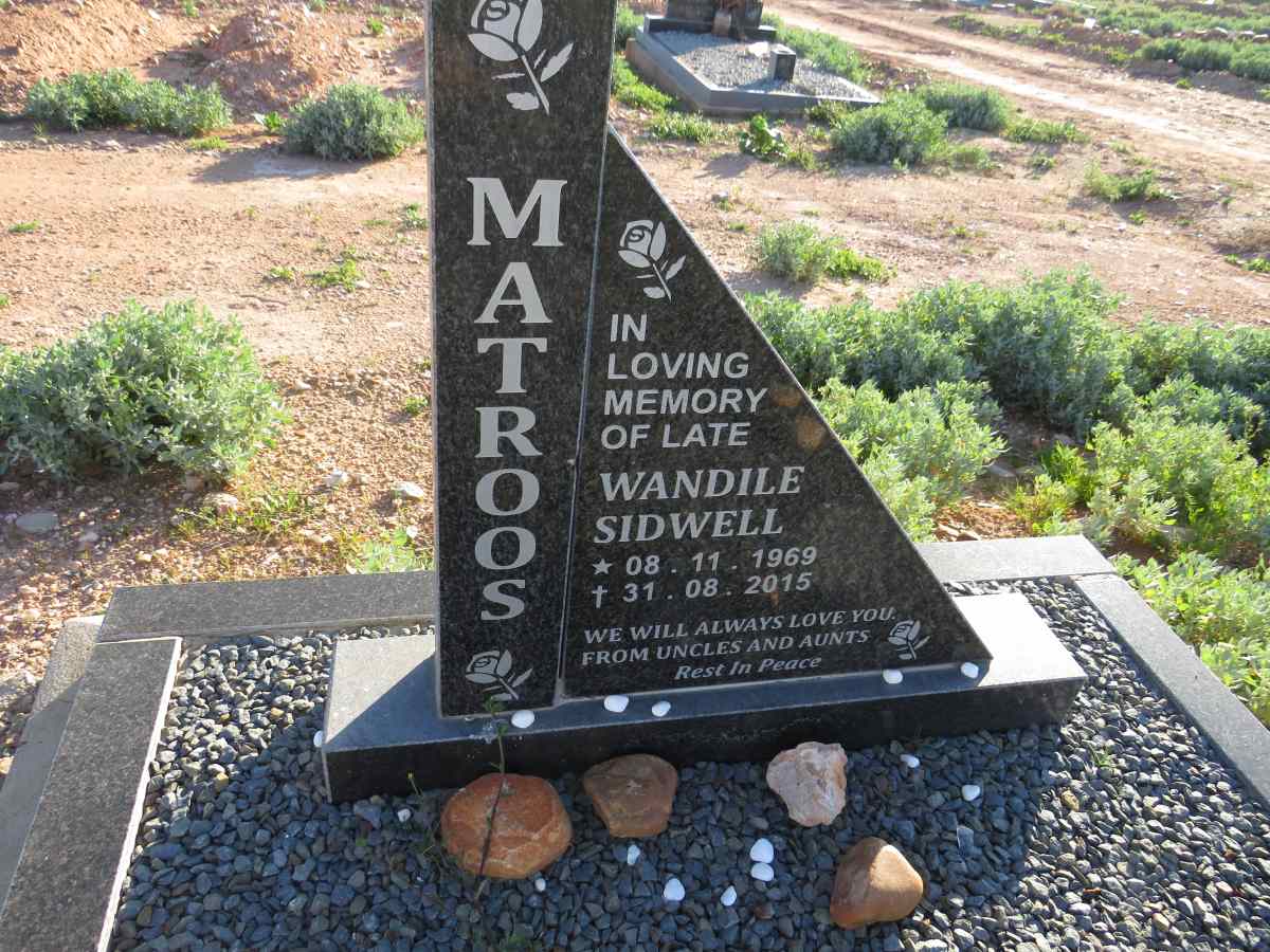 MATROOS Wandile Sidwell 1969-2015