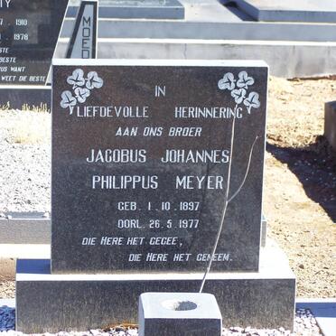 MEYER Jacobus Johannes Philippus 1897-1977