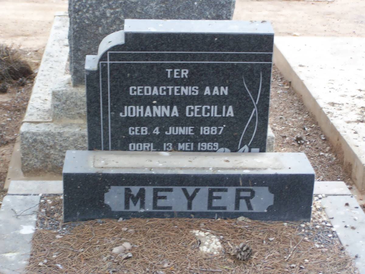 MEYER Johanna Cecilia 1887-1969