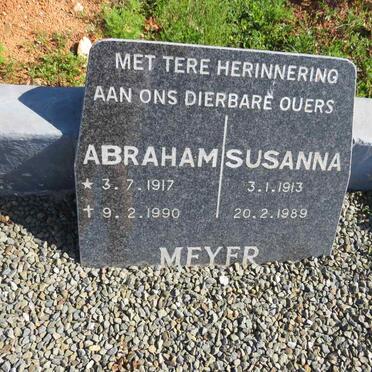 MEYER Abraham 1917-1990 & Susanna 1913-1989