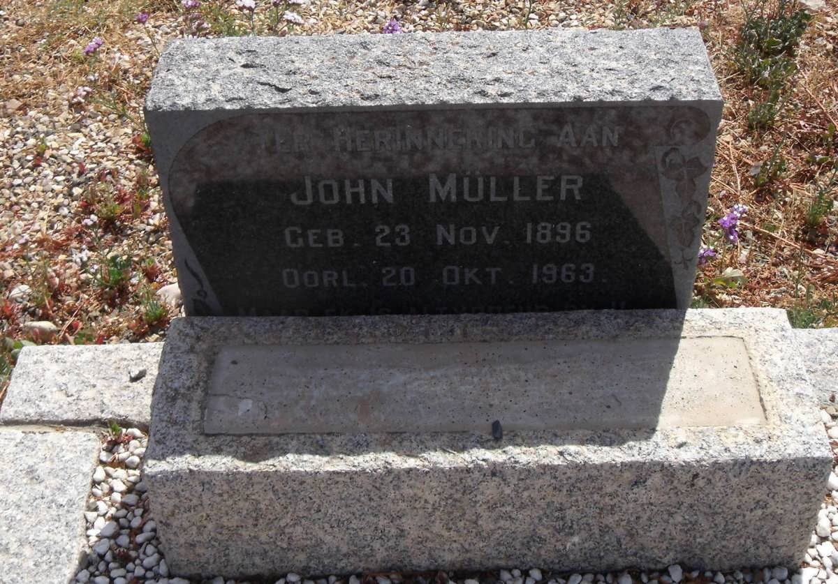 MÜLLER John 1896-1963
