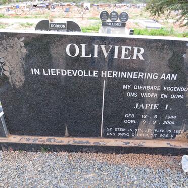 OLIVIER Japie I. 1944-2004