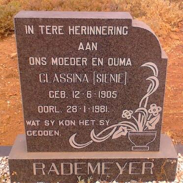 RADEMEYER Classina 1905-1981