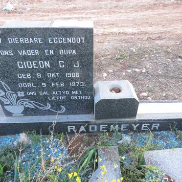 RADEMEYER Gideon C.J. 1906-1973