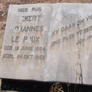 ROUX Ockert Johannes, le 1864-1953