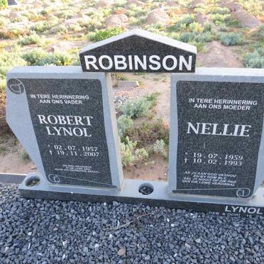 ROBINSON Robert Lynol 1957-2007 & Nellie 1959-1993 :: ROBINSON Lynol 19?